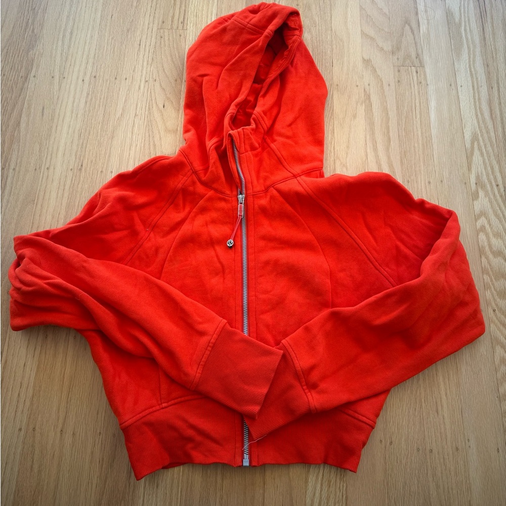 Lululemon Full Zip Cropped Scuba